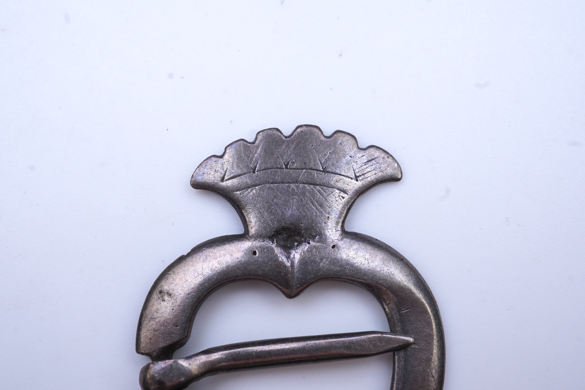Two Scottish 'Luckenbooth' brooches, 18th century